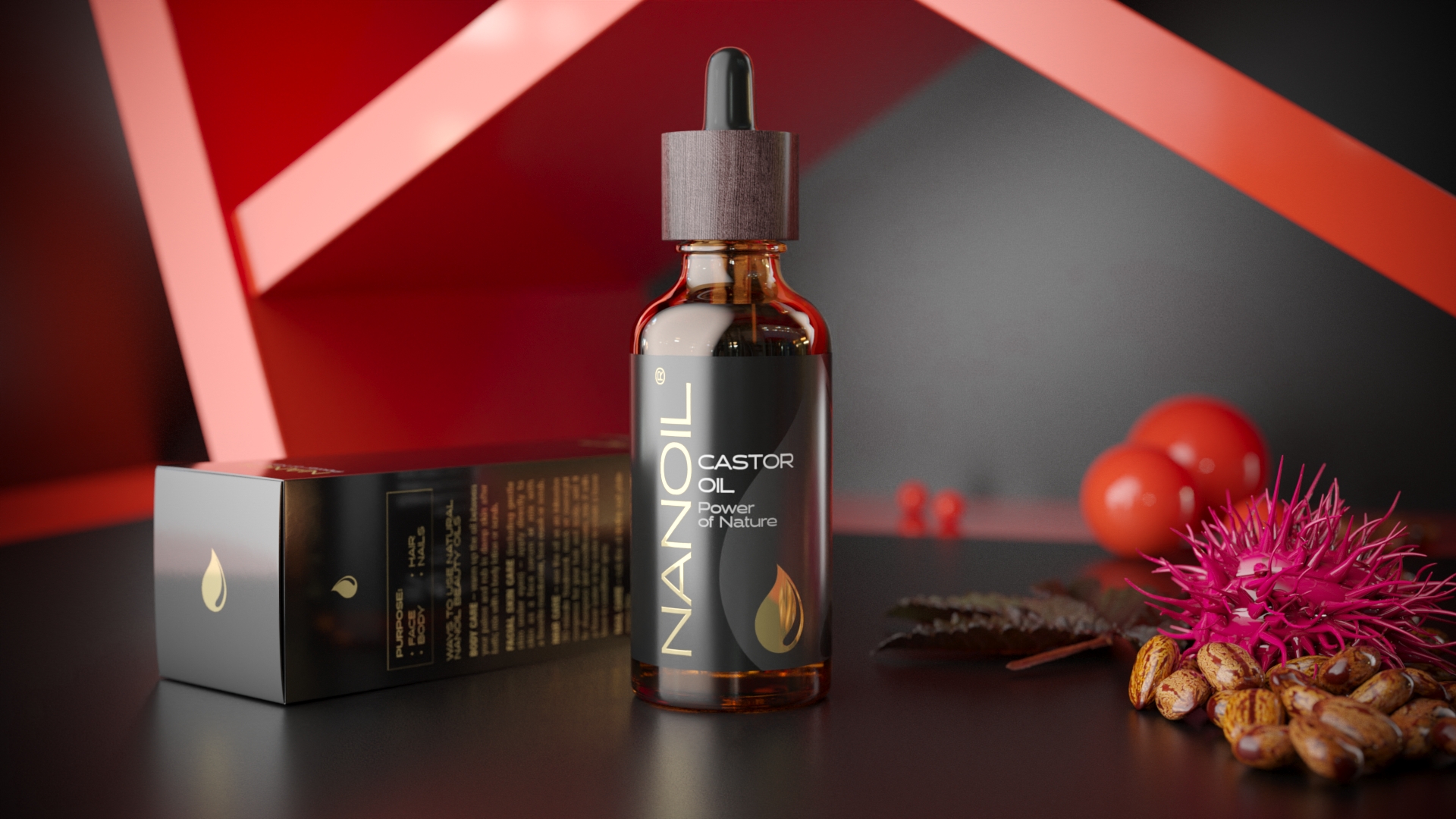 Rotina de beleza melhorada com o Nanoil Castor Oil