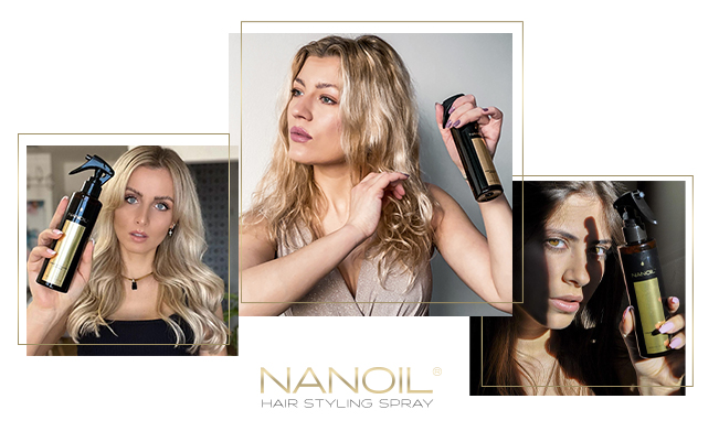 nanoil spray para melhor controlo do cabelo