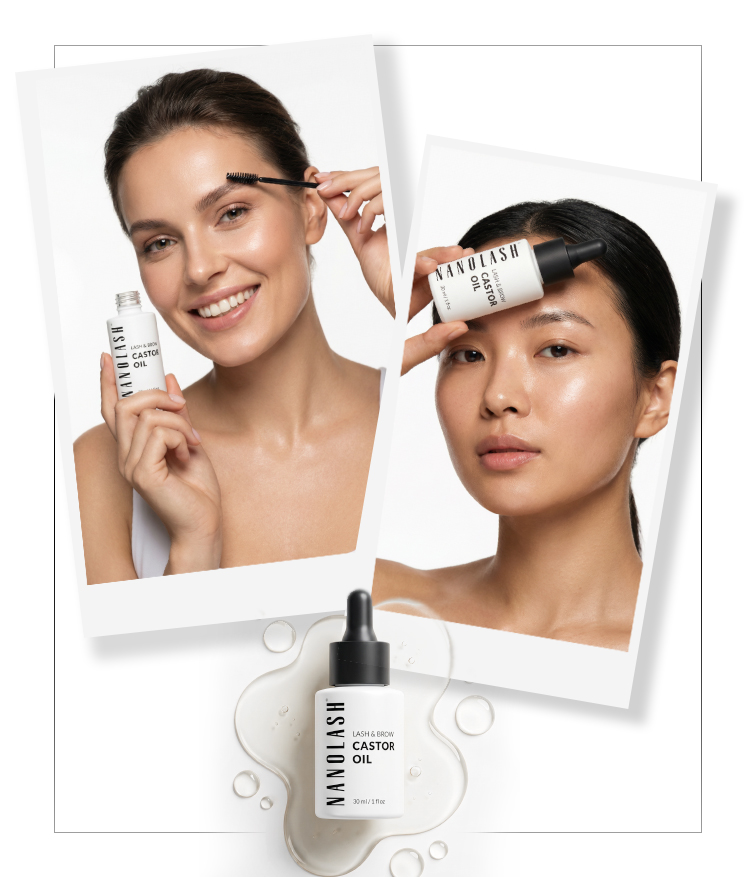 nanolash óleo de rícino sobrancelhas
