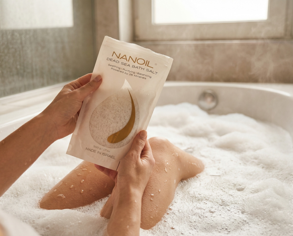 nanoil sais de banho para banheira