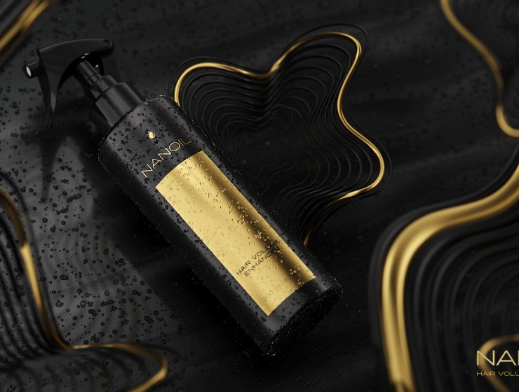 Nanoil spray para um cabelo mais volumoso