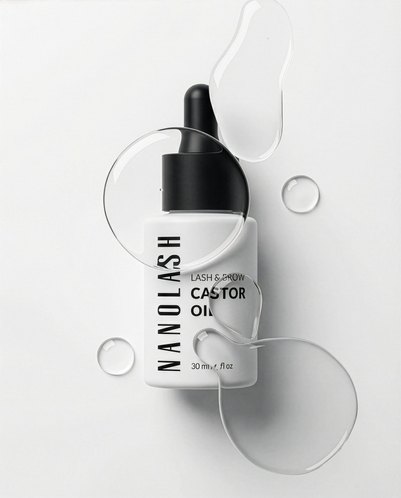 nanolash Óleo de rícino para pestanas e sobrancelhas